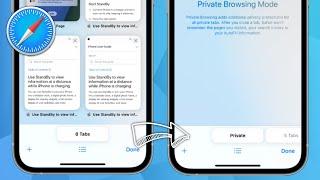 How to FIX Private Tab Not Showing on Safari - iOS 17