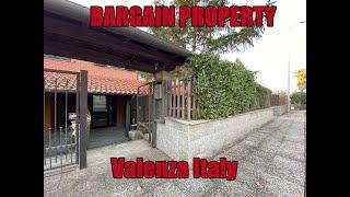 BARGAIN ITALIAN PROPERTY IN VALENZA ITALY | TOWNHOUSE READY FOR A NEW OWNER