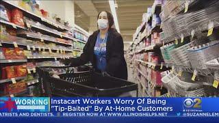 Instacart Workers Worry Of Being 'Tip-Baited' By At-Home Customers