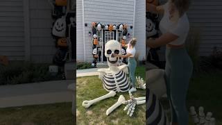 Outdoor Halloween set up  #halloween #halloweendecor  #decoration #asmrsounds