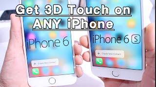 How To Get 3D Touch on Older iPhones Jailbreak Tweak