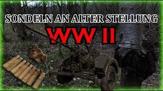 SONDELN an alter WW2 Stellung - Schatzsuche mit dem Metalldetektor