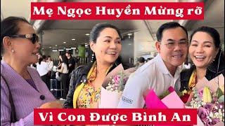 Bố Mẹ Ngọc Huyền Đón Con Về Mỹ Mừng rỡ vì con được bình an sau chuyến cứu trợ bão Yagj