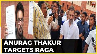 Anurag Thakur Targets Rahul Gandhi Over Chinese Funding Report In Newsclick