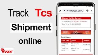 How to track tcs shipment online | Nomi Tech | Tcs number ko kasay track kray.