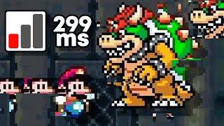 Mario Maker, but every level adds more lag