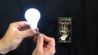 Comedy Lamp ~ Magic Lightbulb ~ Light Up Bulb from Spooky Family ~ The Scarborough Joke Shop