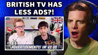 American Reacts to UK vs USA Ads!