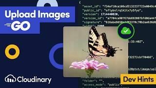 Upload Images in Go with Cloudinary - Dev Hints