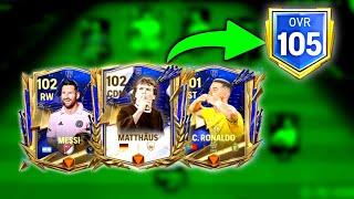 The Greatest Team Upgrade In FC Mobile History : All Max Ranked & Trained - Road to 105 Continues