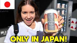 Trying CRAZY Japanese Vending Machines in Tokyo! 