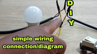 One gang switch with one bulb, tagalog tutorial |Maynard Collado