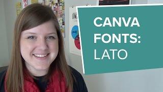 Font Combinations in Canva – Lato
