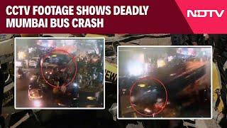 Mumbai Bus Accident | CCTV Footage Shows Deadly Bus Crash In Kurla That Killed 7