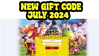 NEW GIFT CODE JULY 2024 | CASTLE CLASH