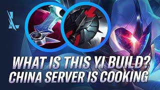 WHAT IS THIS YI BUILD?! CHINA SERVER IS COOKING CRAZY! | RiftGuides | WildRift