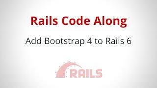 Add Bootstrap 4 to Rails 6