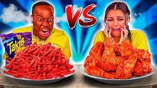 SPICY VS EXTREME SPICY FOOD CHALLENGE