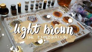 Light Brown Fountain Pen Ink  | Ink Exploration No. 13