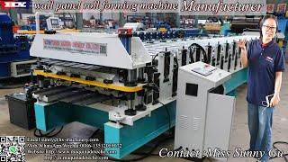 Cladding roof tile wall panel roll forming machine