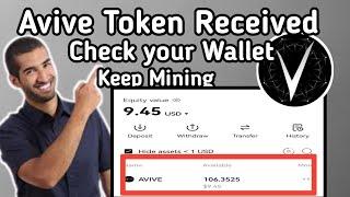 Avive Airdrop Received || How To Claim Avive Airdrop On Your Wallet #avive