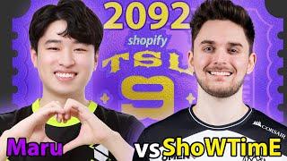 StarCraft 2 - Replay-Cast #2092 -  Maru (T) vs  ShoWTimE (P) - TSL9 [Deutsch/4K]