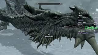 Skyrim Main Quest WR (22:53 IGT)