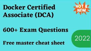 Docker Certified Associate (DCA) Exam Dumps & Questions 2022