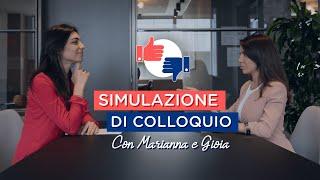 Simulazione di un *COLLOQUIO* di lavoro