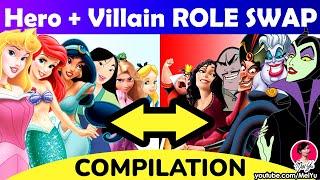 Making Princesses EVIL?!  Role Swap Art Challenge Compilation | Mei Yu's First Graphic Novel 