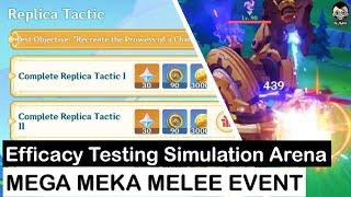 Efficacy Testing Simulation Arena | Mega Meka Melee Event Guide? | Genshin Impact