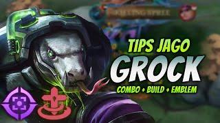 CARA MAIN GROCK EMBLEM BARU ! & COMBO GROCK + BUILD TERSAKIT 2023 ! | GROCK EXPLANE GAMEPLAY