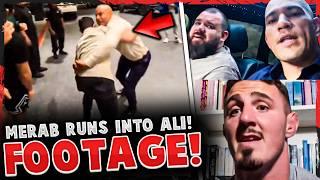 Merab RUNS INTO Ali Abdelaziz (UMAR'S MANAGER) & GETS PHYSICAL? Tom Aspinall & Alex Pereira! UFC 307