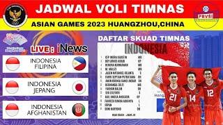 Jadwal Voli Asian Games 2023 Hari Ini | Indonesia vs Jepang | Jadwal Voli Timnas Indonesia 2023