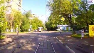 Travel Russia Moscow by tram №17