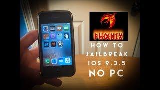 How To Jailbreak iOS 9.3.5 With No Computer / PC! (Fixed)