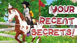 Star Stable Reading Your Most RECENT Secrets - Training Time!