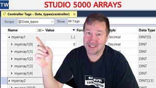 Studio 5000 Arrays.  1, 2, and 3 Dimensional Arrays