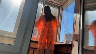 Transparent cleaning the Balcony | clean with me