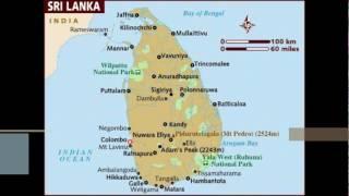 sri lanka map