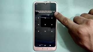 Sharp Aquos R2 Hard Reset 706SH SoftBank Pattern Lock Remove