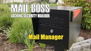 Mail Manager Locking Security Mailbox Video by Epoch Design Mail Boss