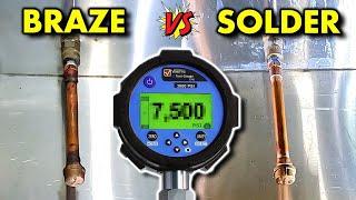 Which Is Better Solder or Braze? | Pressure Test