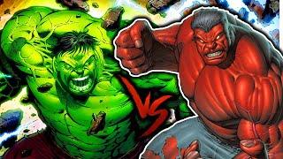 ХАЛК против КРАСНОГО ХАЛКА (комикс битва)/Hulk vs red Hulk