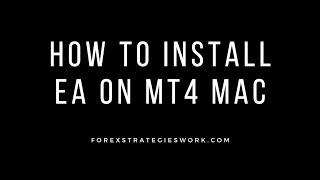 How to Install EA to MT4 Mac OS