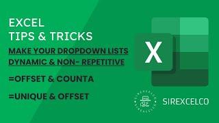 Create Dropdown Lists in Excel: Normal, Dynamic & Non-Repetitive Dropdowns Explained!