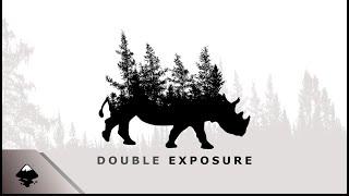 Double Exposure Logo Design Process From Start To Finish In 15 Seconds #Shorts