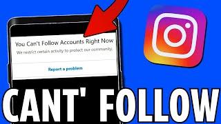 FIX Can't Follow On Instagram (2024)