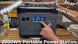 Budget Friendly Backup Power For When The Grid Goes Down - FFpower P2001 Portable Power Station