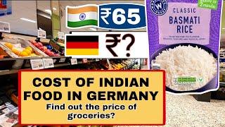 Grocery shopping in Germany | cost of indian food items in rupees #germany #groceryshopping